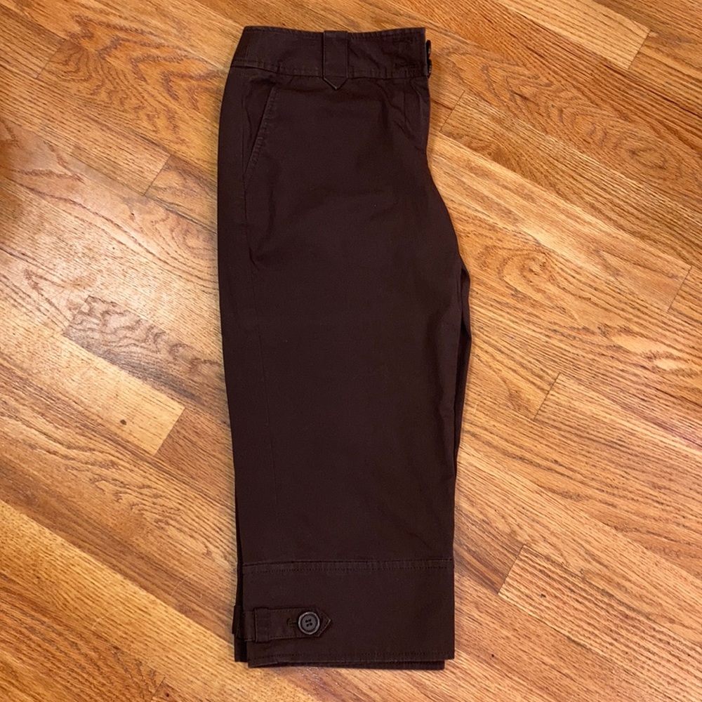LOFT chocolate brown Capris